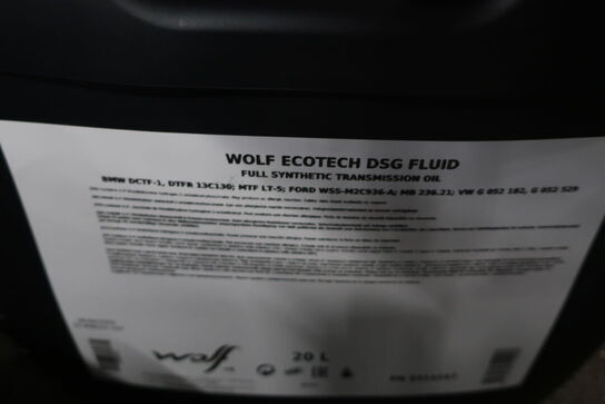20 liter gearkasseolie WOLF Ecotech DSG Fluid 