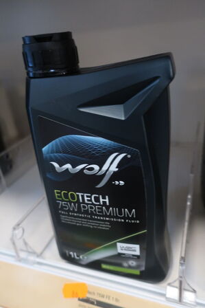 3 stk. motorolie WOLF 0W20 samt gearkasseolie 75W premium 