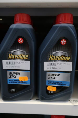 7 stk. motorolie HAVOLINE Super 2T-X 