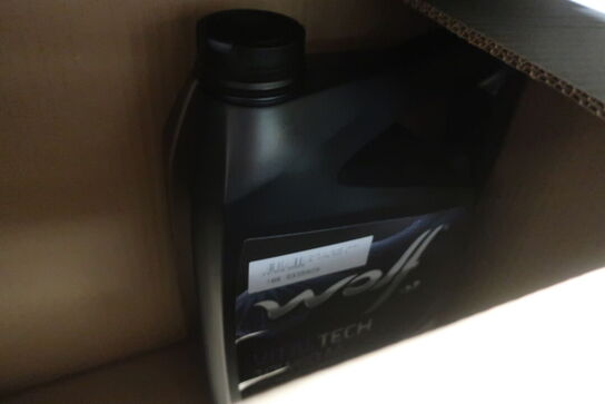 5 stk. motorolie WOLF 5W40 samt 10W60 