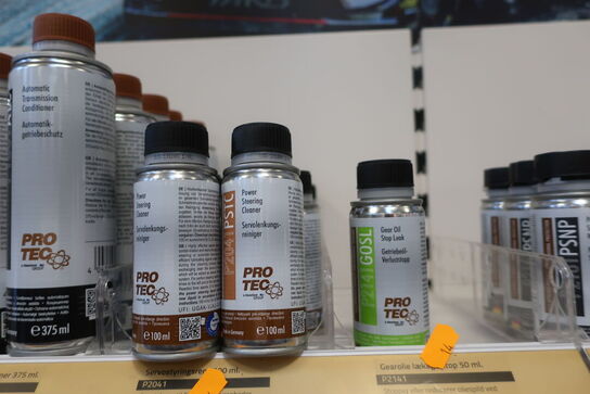 14 stk. power steering cleaner samt gear oil stop leak PROTEC 