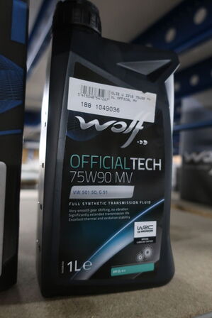 11 stk. gearkasseolie WOLF 75W90 MV