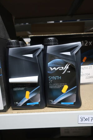 12 stk. motorolie WOLF 
