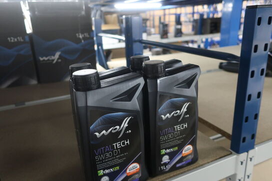 5 stk. motorolie WOLF 