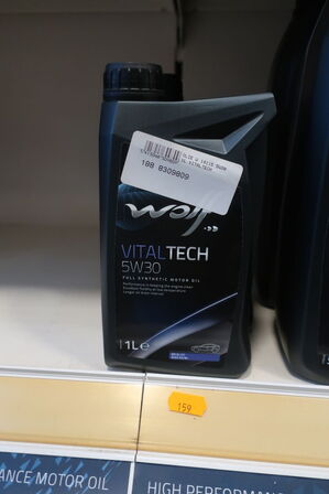 2 stk. motorolie WOLF 5W30 