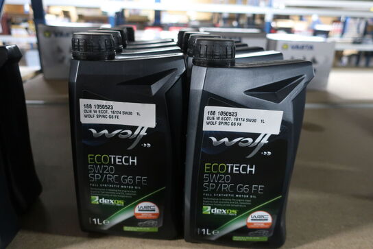 10 stk. motorolie WOLF 5W20 SP/RC G6 FE