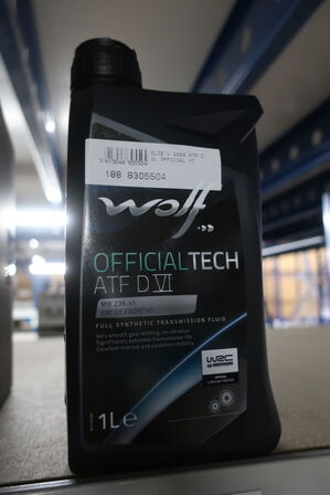 10 stk. gearolie WOLF ATF D VI