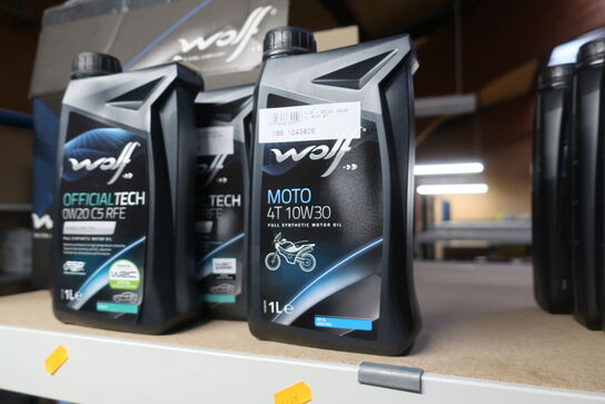 20 stk. motorolie WOLF