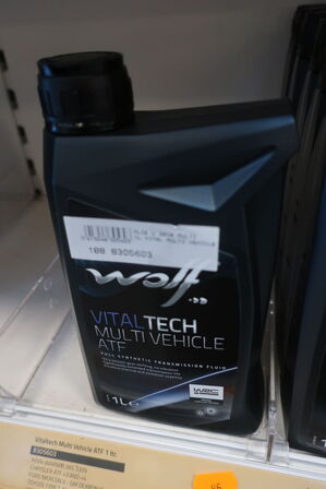 6 stk. gearkasseolie WOLF Official Tech ATF MB samt MULTI VEHICILE ATF