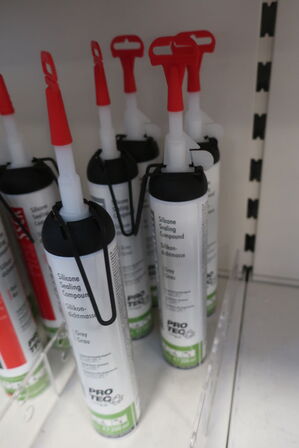 5 stk. silicone sealing compound PROTEC 