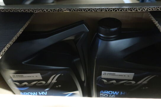 2 stk. hydrauolikolie WOLF Arow HV ISO 46