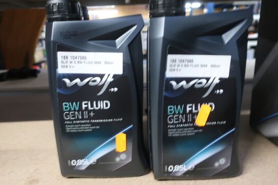 10 stk. gearkasseolie WOLF BW Fluid Gen II +