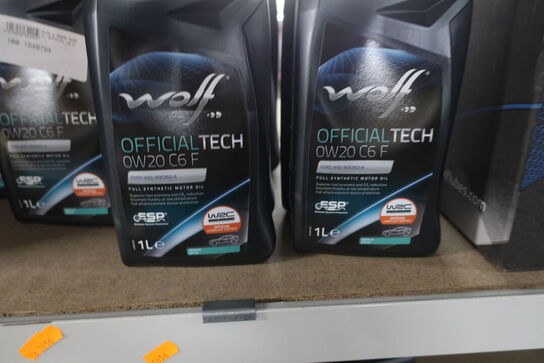 16 stk. motorolie WOLF 0W10 C6 F