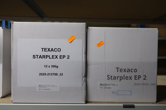 3 ks. Smørefedt TEXACO Starplex EP 2 390 gr.