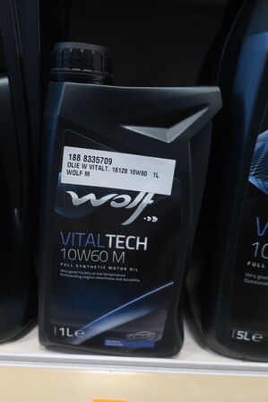 1 liter motorolie WOLF 10W60 M 