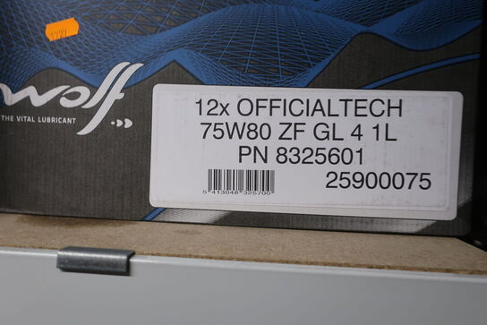 13 stk. gearolie WOLF 75W80 ZF GL 4