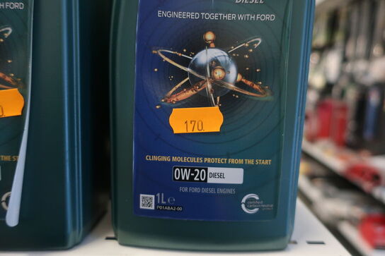 10 stk. motorolie CASTROL 0W-20 diesel 