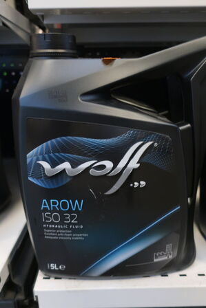 5 liter hydraulikolie WOLF Arow ISO 32