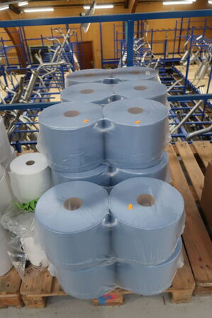 Blå håndklædepapir 