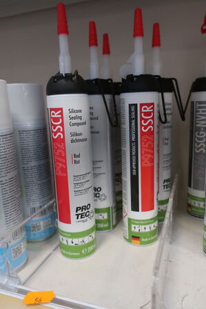 6 stk. silicone sealing compound PROTEC