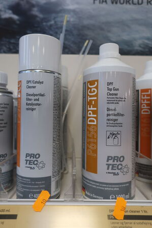 4 stk. catalystcleaner samt 2 stk. top gun cleaner PROTEC