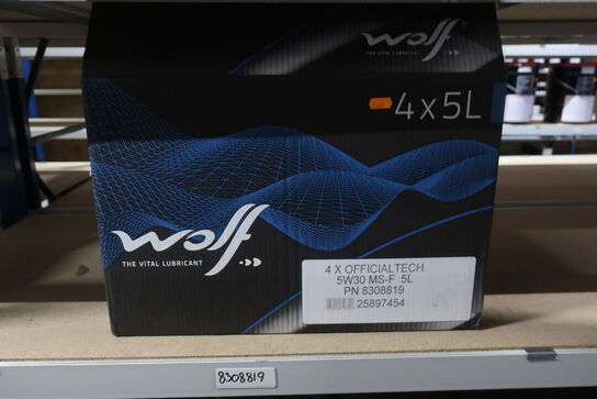 3 stk. motorolie WOLF 5W30 MS-F