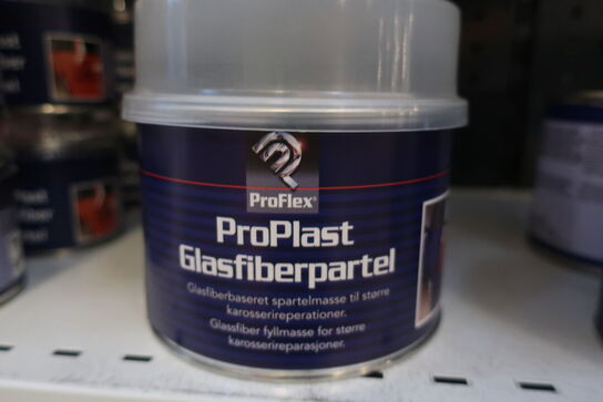 Glasfiberspartel m.v. 