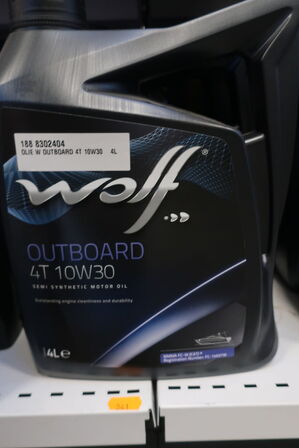 3 stk motorolie WOLF 4T 10W30 