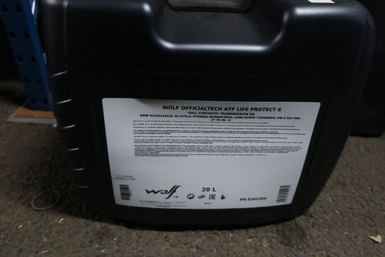 60 liter gearkasseolie WOLF 