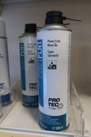 5 stk. power lube, bio multi spray samt super start spray PROTEC 