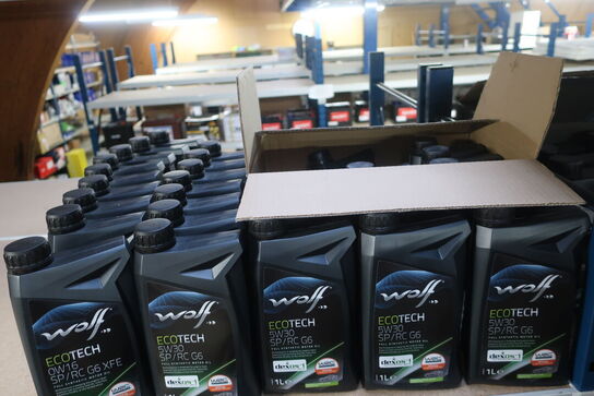 24 stk. motorolie WOLF 5W30 SP/RC G6