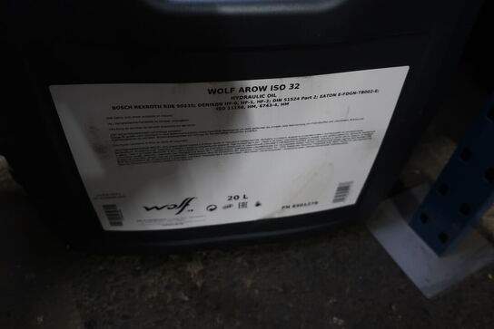40 liter hydraulikolie WOLF Arow ISO 32 