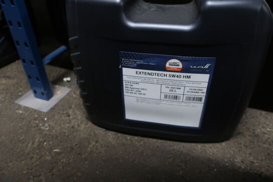 20 liter motorolie 5W40 HM 