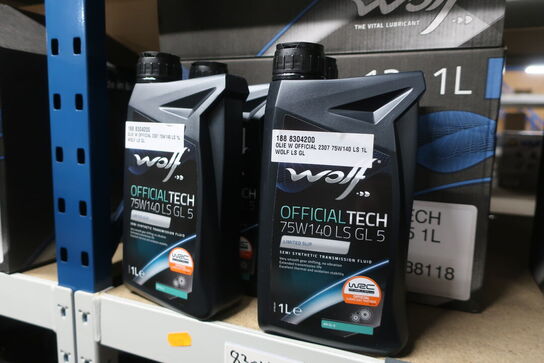 24 stk. gearolie WOLF 