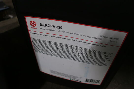 20 liter gearolie TEXACO Meropa 320