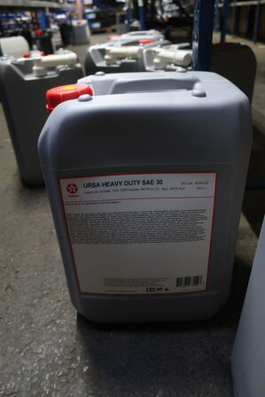 20 liter motorolie TEXACO Ursa Heavy Duty SAE 30
