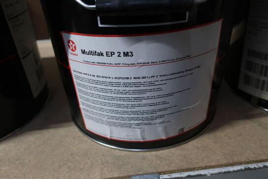 18 kg. Fedt TEXACO Multifak EP3 M3