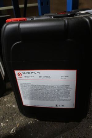 20 liter kompressorolie TEXACO Cetus Pao 46