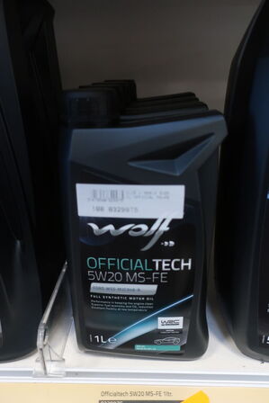 4 stk. motorolie 5W20 MS-FE