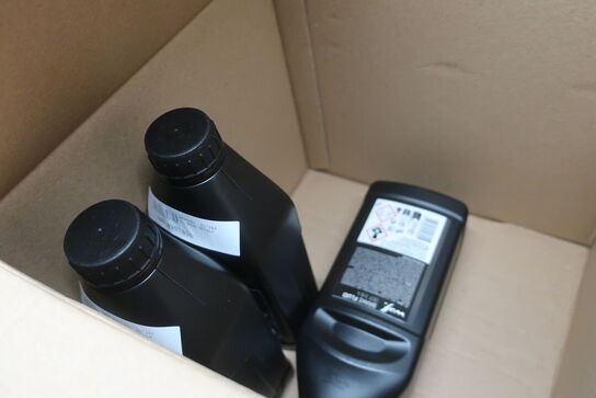 15 liter bremsevækse WOLF DOT 3&4 samt 11 stk. DOT 5.1