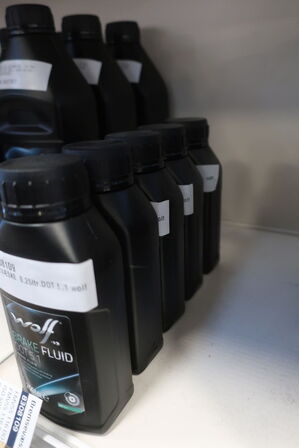 5 stk. bremsevæske dot 5.1 WOLF 