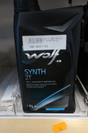 4 stk. motorolie WOLF SYNTH 2T  