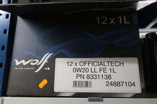 5 stk. motorolie WOLF 0W20 LL FE
