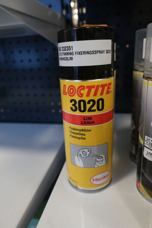 Lim, polfedt samt MIG spray 