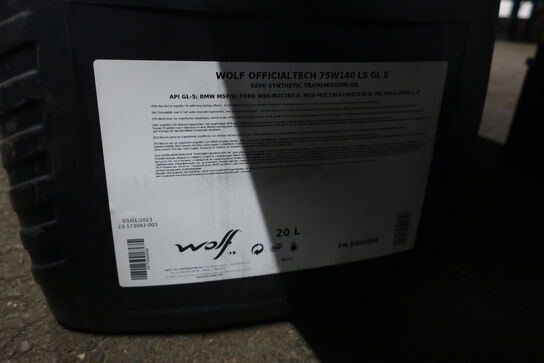 60 liter gearkasseolie WOLF 