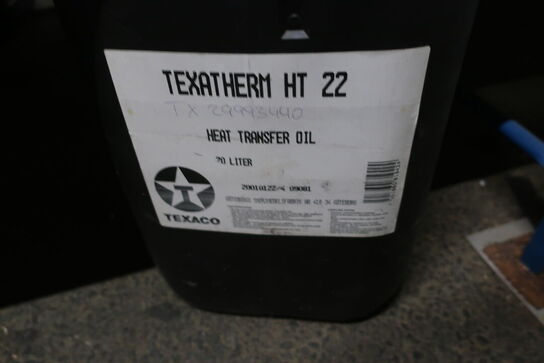 20 liter varmeoverførselsolie TEXACO TEXATHERM HT 22