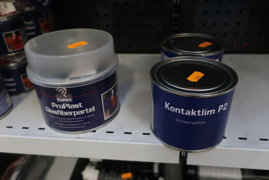 Glasfiberspartel m.v. 