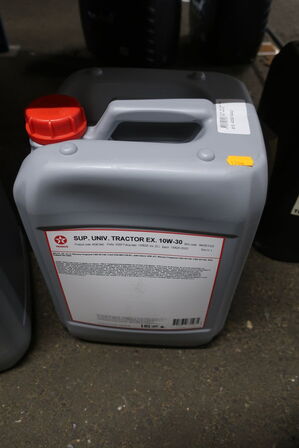 20 liter motorolie TEXACO Univ. Tractor EX. 10W-30