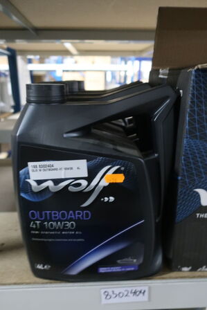 5 stk. motorolie WOLF 4T 10W30
