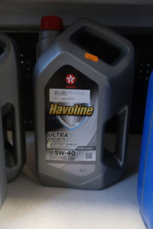5 liter motorolie HAVOLINE 5W-40